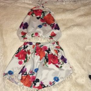 Floral Two Piece Set